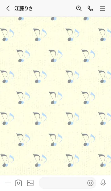 [LINE着せ替え] Clef dot アルミニウムグレイの画像2