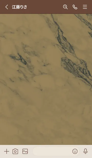 [LINE着せ替え] モカ : marble iconの画像2