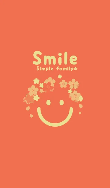 [LINE着せ替え] スマイル＆桜 タイガーリリーの画像1