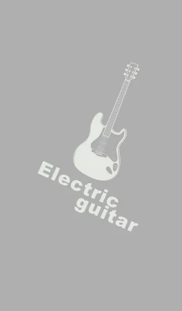 [LINE着せ替え] ELECTRIC GUITAR CLR シルバーグレイの画像1
