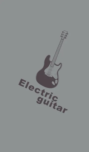 [LINE着せ替え] ELECTRIC GUITAR CLR アルミニウムグレイの画像1