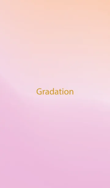 [LINE着せ替え] gradation ORANGE&PINK 80の画像1