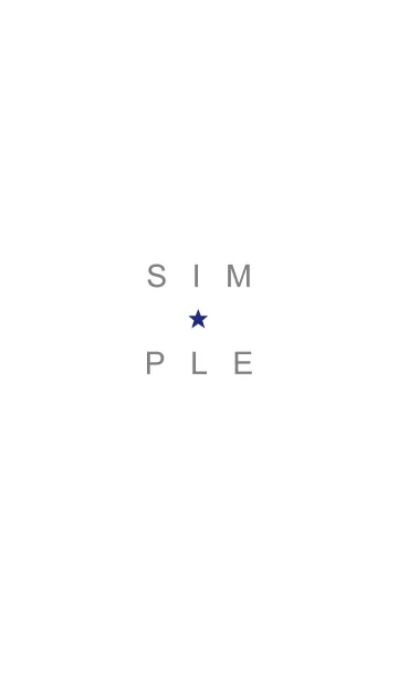 [LINE着せ替え] SIMPLE STAR 69の画像1