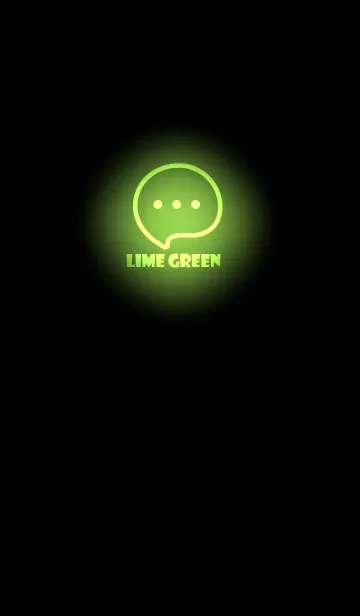 [LINE着せ替え] Lime Green Neon Theme V4 (JP)の画像1