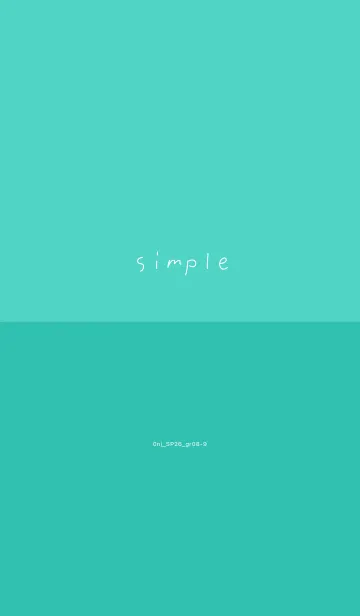 [LINE着せ替え] 0nj_26_グリーン8-9の画像1