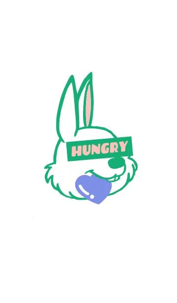 [LINE着せ替え] ハングリーラビット 348の画像1