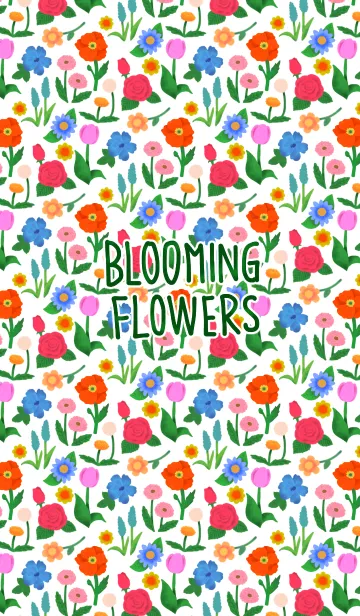 花柄♥Blooming flower♥の着せ替えメイン画像