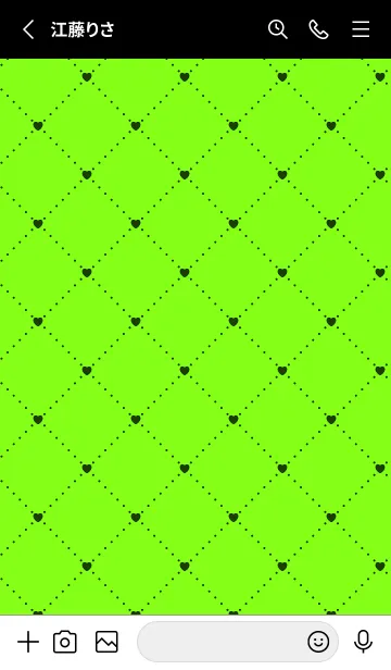 [LINE着せ替え] ハート レース 2の画像2