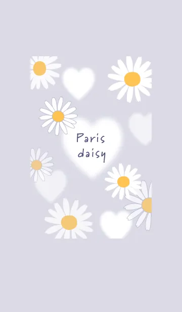 [LINE着せ替え] お洒落なマーガレット♡violet03_1の画像1