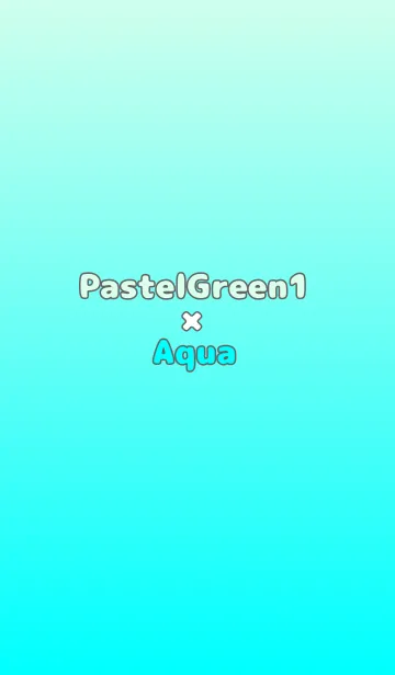 [LINE着せ替え] パステルグリーン1★アクア.TKCの画像1