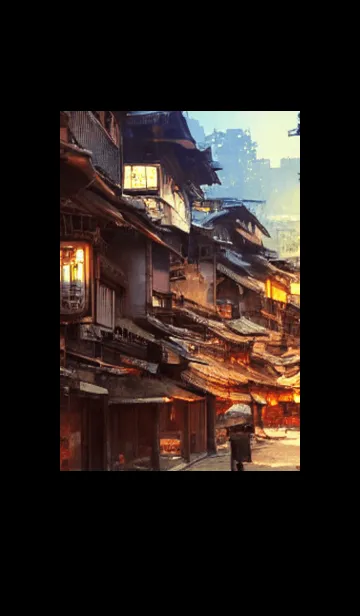 [LINE着せ替え] 和の夜桜#EL39。の画像1