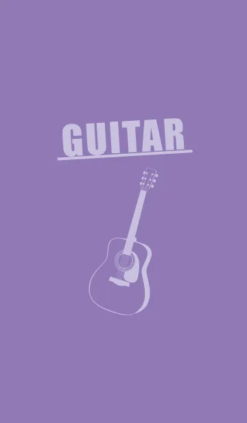 [LINE着せ替え] GUITAR COLOR  ヘリオトロープの画像1