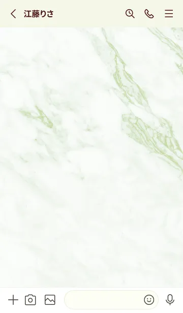 [LINE着せ替え] 黄緑 : marble iconの画像2