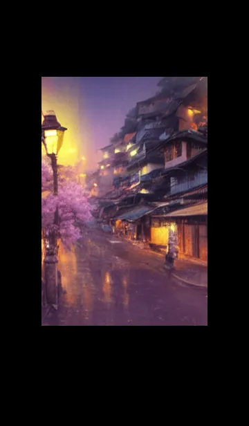 [LINE着せ替え] 和の夜桜#EL31。の画像1