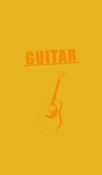 [LINE着せ替え] GUITAR COLOR  ゴールドの画像1