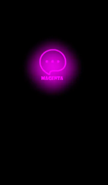 [LINE着せ替え] Magenta Neon Theme V4 (JP)の画像1