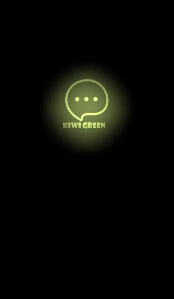 [LINE着せ替え] Kiwi Green Neon Theme V4 (JP)の画像1