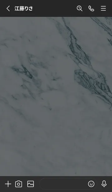 [LINE着せ替え] 黒と黄色 : marble iconの画像2