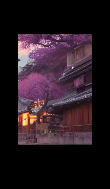 [LINE着せ替え] 和の夜桜#EL323。の画像1