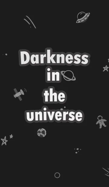[LINE着せ替え] darkness in the universeの画像1