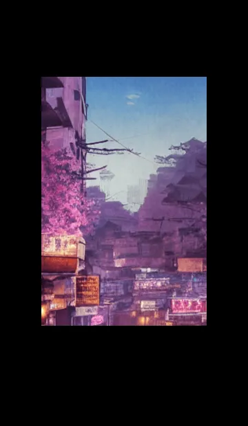 [LINE着せ替え] 和の夜桜#EL322。の画像1