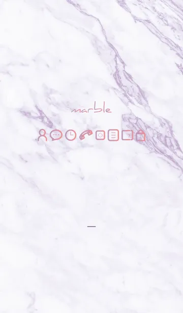 [LINE着せ替え] 紫 : marble iconの画像1