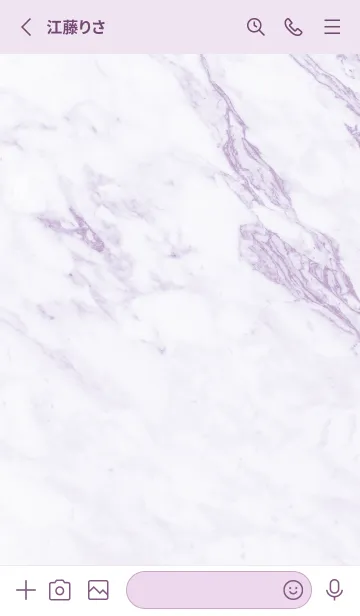 [LINE着せ替え] 紫 : marble iconの画像2