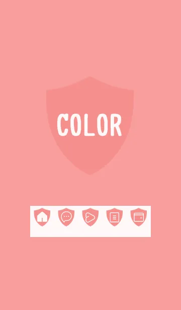 [LINE着せ替え] red color Y21の画像1