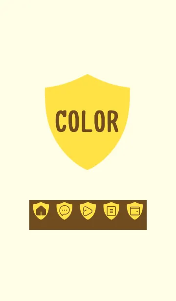 [LINE着せ替え] yellow color Y22の画像1