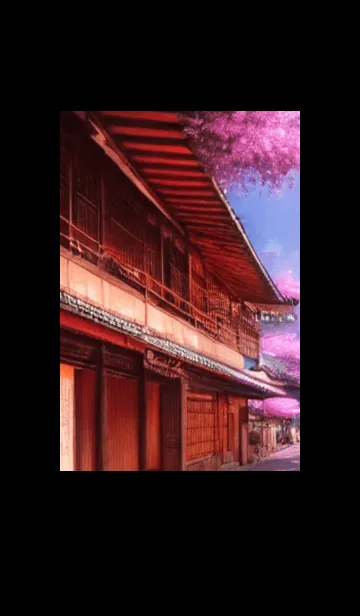 [LINE着せ替え] 和の夜桜#EL318。の画像1