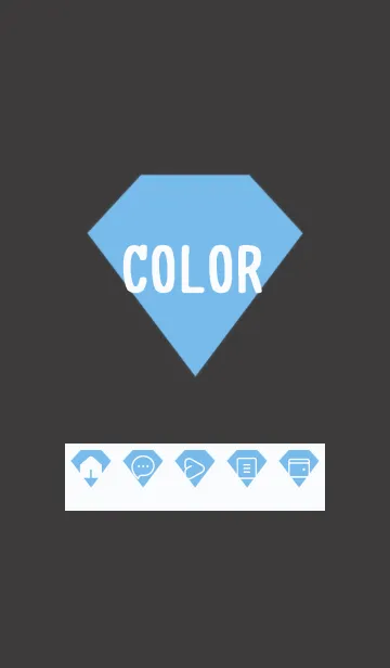 [LINE着せ替え] blue color Z25の画像1