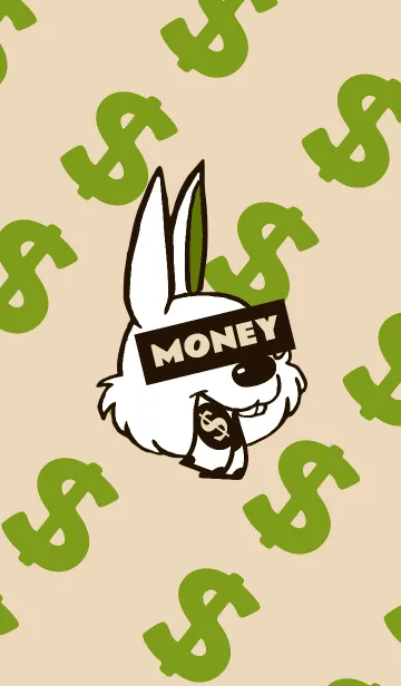 [LINE着せ替え] マネー ラビット 366の画像1