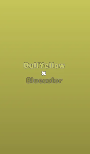 [LINE着せ替え] くすみイエロー★鶯色.TKCの画像1