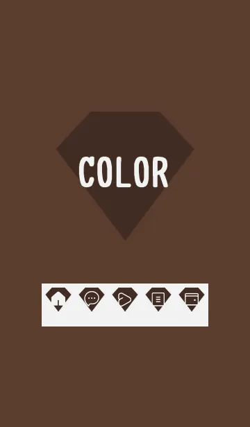 [LINE着せ替え] brown color Z21の画像1