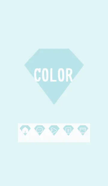 [LINE着せ替え] green color Z49の画像1