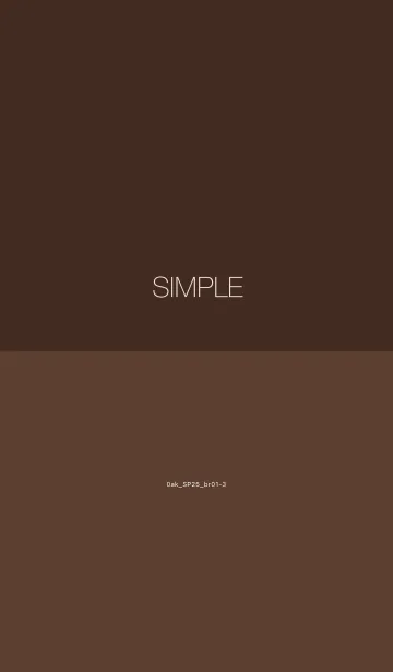 [LINE着せ替え] 0ak_25_ブラウン1-3の画像1