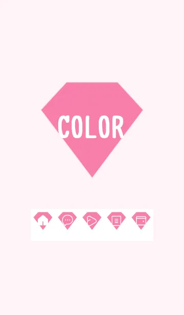 [LINE着せ替え] pink color Z21の画像1