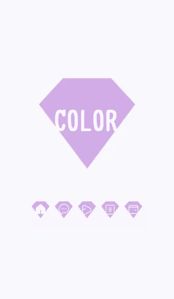 [LINE着せ替え] purple color Z22の画像1