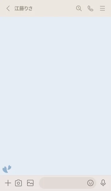 [LINE着せ替え] 桜18<ブルー>の画像2