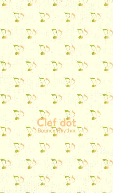 [LINE着せ替え] Clef dot シトロンイエローの画像1