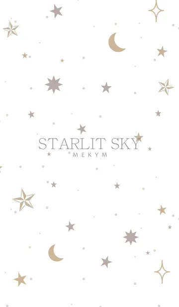 [LINE着せ替え] SIMPLE STARLIT SKY.MEKYM 16の画像1