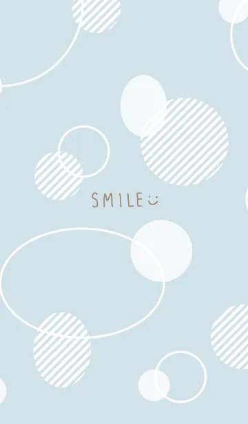 [LINE着せ替え] 白いおしゃれな丸21の画像1