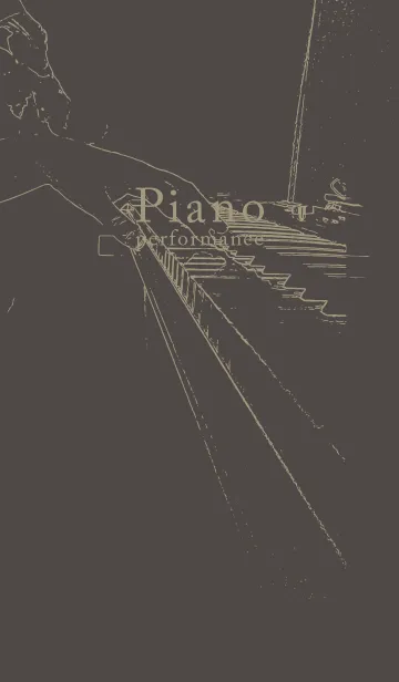 [LINE着せ替え] ピアノ演奏  トープの画像1