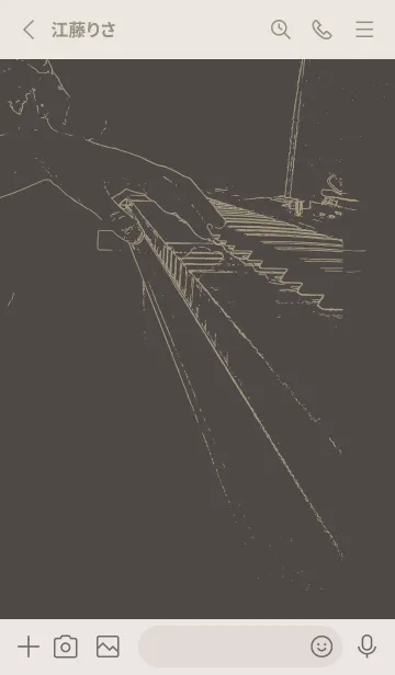 [LINE着せ替え] ピアノ演奏  トープの画像2