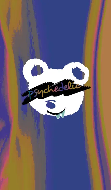 [LINE着せ替え] サイケデリック ベア 99の画像1