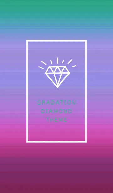 [LINE着せ替え] グラデーション ダイアモンド  244の画像1