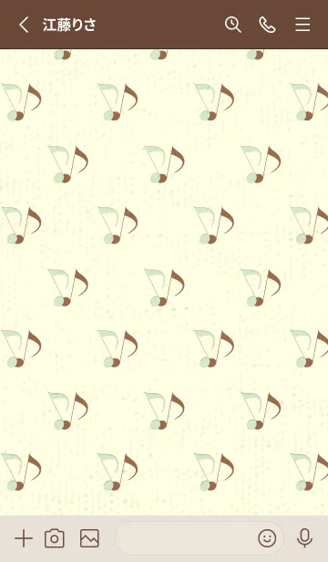 [LINE着せ替え] Clef dot 白緑の画像2