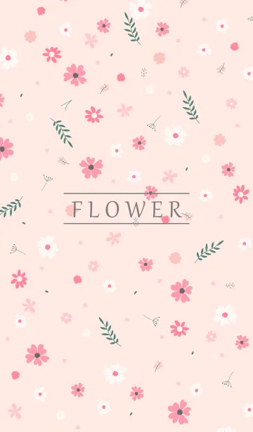 [LINE着せ替え] MANY FLOWERS PINK 102の画像1