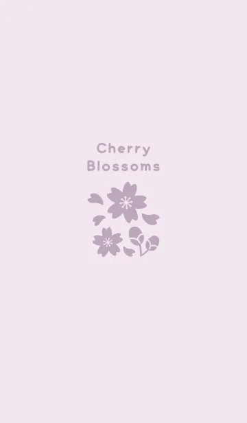 [LINE着せ替え] 桜18<パープルピンク>の画像1