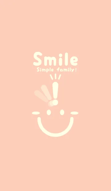 [LINE着せ替え] スマイル＆ヒラメキ ベージュホワイトの画像1